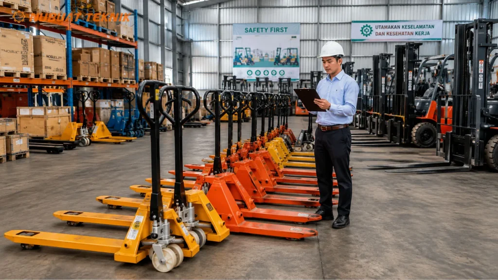 Tips Memilih Hand Pallet Yang Tepat Untuk Industri Anda